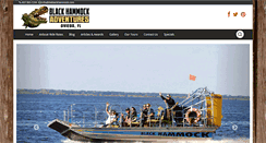 Desktop Screenshot of blackhammockairboatrides.com